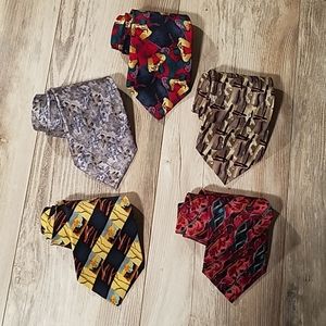 Jerry Garcia Silk Neckties Lot of 5